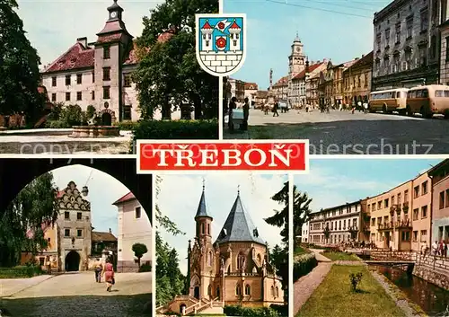 AK / Ansichtskarte Trebon Schloss Stadtpanoramen Trebon