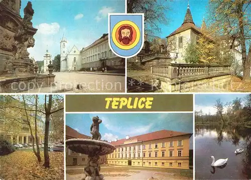 AK / Ansichtskarte Teplice Schloss Kulturzentrum  Teplice