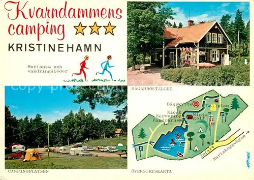 AK / Ansichtskarte Kristinehamn Kvarndammens camping Kristinehamn