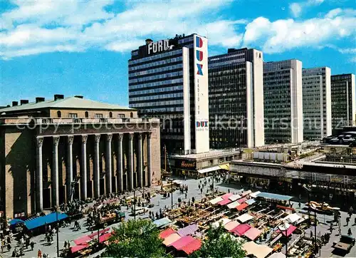 AK / Ansichtskarte Stockholm Konserthuset Hoetborgs City Stockholm