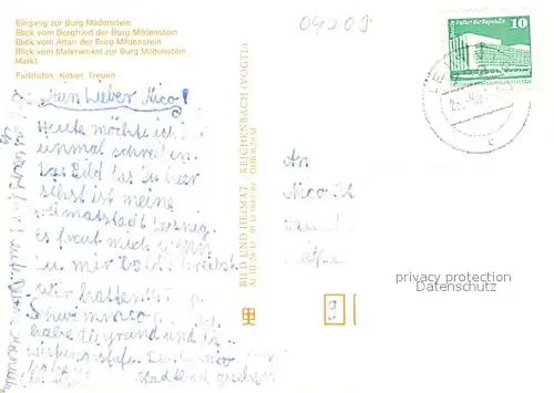 AK / Ansichtskarte Leisnig Burg Mildenstein Bergfried  Leisnig