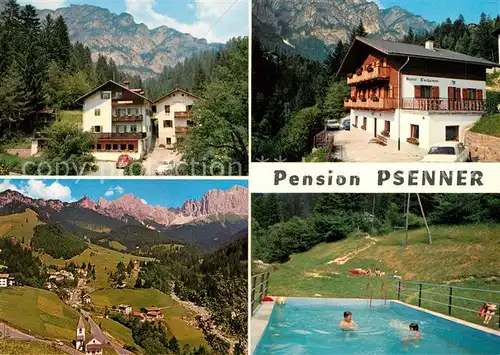 AK / Ansichtskarte St_Zyprian Pension Psenner Freibad Garni Tschamin St_Zyprian