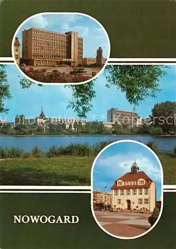 AK / Ansichtskarte Nowogard Rathaus Stadtansichten Nowogard