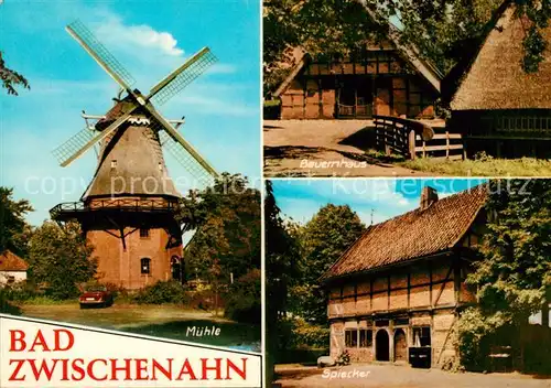 AK / Ansichtskarte Bad_Zwischenahn Muehle Speicher Bauernhaus Bad_Zwischenahn