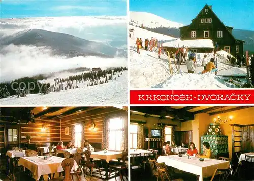 AK / Ansichtskarte Rokytnice_nad_Jizerou Chata Dvoracky Winter Rokytnice_nad_Jizerou