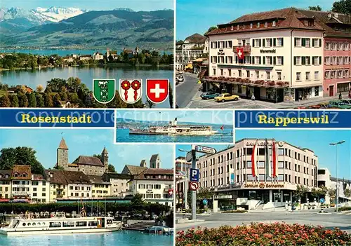 AK / Ansichtskarte Rapperswil_BE Zuerichsee Stadtansichten Rapperswil BE
