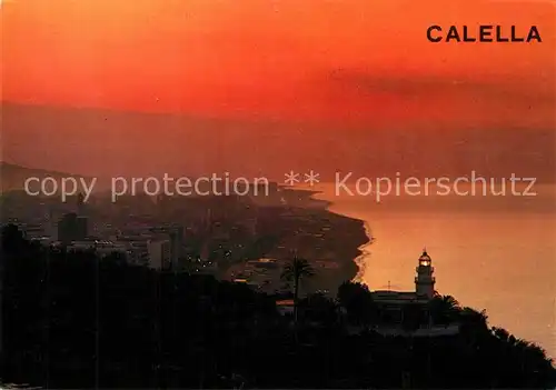 AK / Ansichtskarte Calella Sonnenuntergang Calella