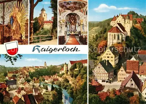 AK / Ansichtskarte Haigerloch Schloss Roemerturm Schlosskirche Sankt Anna Kirche Haigerloch