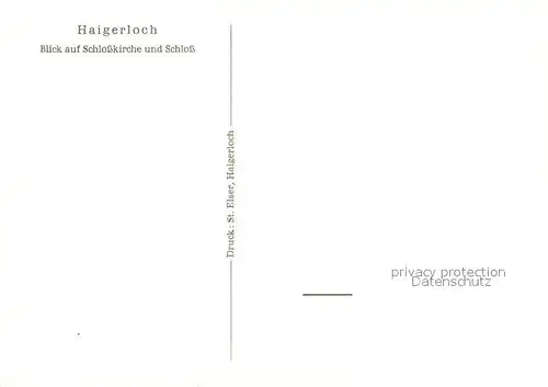 AK / Ansichtskarte Haigerloch Schlosskirche Schloss Haigerloch