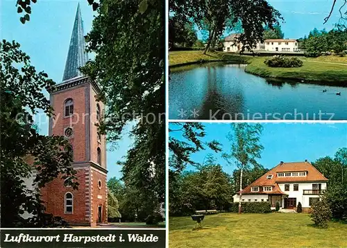 AK / Ansichtskarte Harpstedt Kirchturm Panoramen Harpstedt