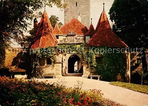 AK / Ansichtskarte Rothenburg_Tauber Burgtor Rothenburg Tauber