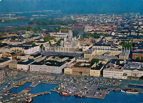 AK / Ansichtskarte Helsinki Fliegeraufnahme Helsinki