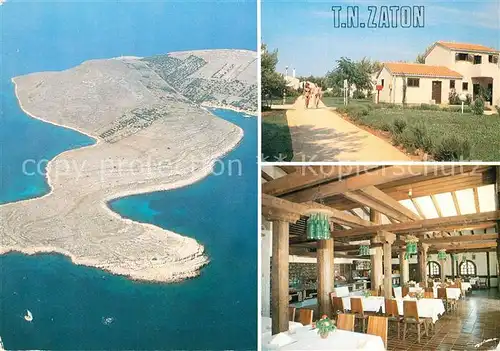 AK / Ansichtskarte Zadar_Zadra_Zara Turisthotel Zaton Restaurant Fliegeraufnahme Zadar_Zadra_Zara