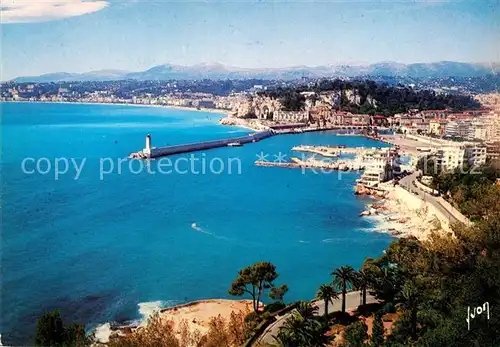 AK / Ansichtskarte Nice_Alpes_Maritimes Boulevard Franck Pilatte Port Promenade des Anglais Cote d Azur Collection Couleurs et Lumiere de France Nice_Alpes_Maritimes