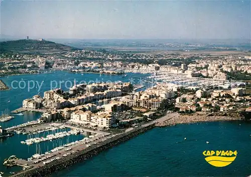 AK / Ansichtskarte Cap d_Agde Vue aerienne Cap d_Agde