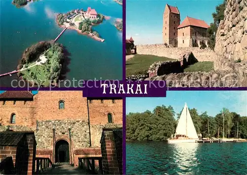 AK / Ansichtskarte Trakai Salos pilies ansamblis Trakai