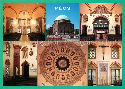 AK / Ansichtskarte Pecs Pfarrkirche Moschee Pascha Gazi Khazim Pecs