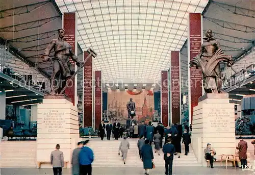 AK / Ansichtskarte Bruxelles_Bruessel Pavillon de l URSS Grand Hall Exposition Universelle et Internationale Bruxelles_Bruessel