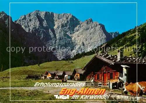 AK / Ansichtskarte Eng_Hinterriss_Tirol Erholungsparadies Eng Almen im Karwendel Eng_Hinterriss_Tirol