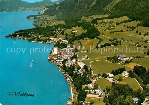 AK / Ansichtskarte St_Wolfgang_Salzkammergut Erholungsort am Wolfgangsee Fliegeraufnahme St_Wolfgang_Salzkammergut