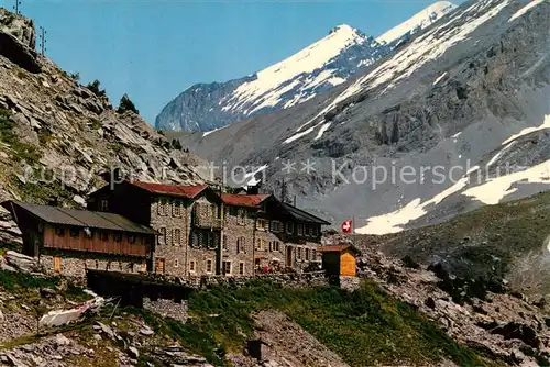 AK / Ansichtskarte Kandersteg_BE Berghotel Schwarenbach am Gemmipass Kandersteg_BE