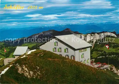 AK / Ansichtskarte Schwende_IR Berggasthaus Schaefler  Schwende IR