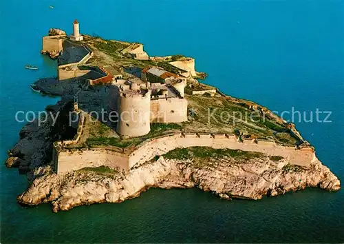 AK / Ansichtskarte Marseille_Bouches du Rhone Fliegeraufnahme Chateau d If Marseille