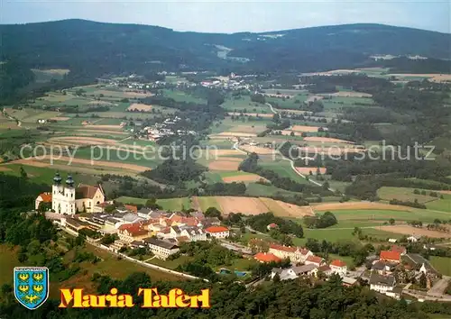 AK / Ansichtskarte Maria_Taferl Fliegeraufnahme Basilika Maria Taferl