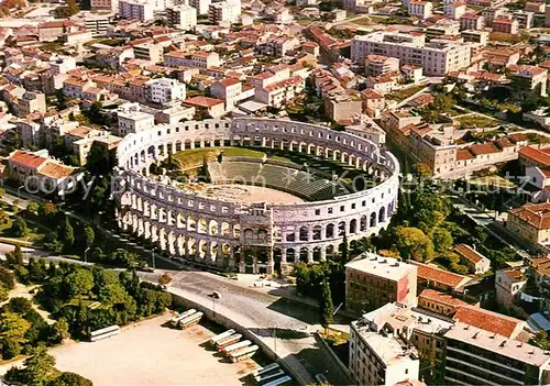 AK / Ansichtskarte Pula Fliegeraufnahme Amfiteatar Pula