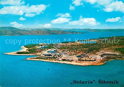 AK / Ansichtskarte Sibenik Fliegeraufnahme Solaris Sibenik
