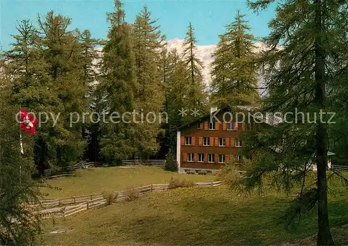AK / Ansichtskarte Trans_Hinterrhein Blaues Kreuz Ferienhaus Trans Hinterrhein