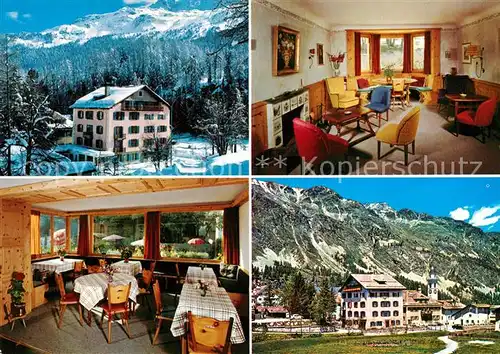 AK / Ansichtskarte Sils_Maria_Graubuenden Pensiun Privata  Sils_Maria_Graubuenden