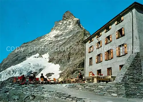 AK / Ansichtskarte Zermatt_VS Berghotel Belvedere Matterhorn Zermatt_VS