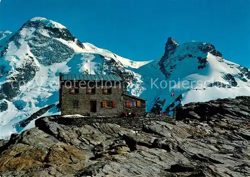 AK / Ansichtskarte Zermatt_VS Gandegghuette Breithorn  Zermatt_VS
