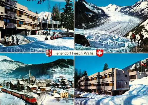 AK / Ansichtskarte Fiesch Eggishorn Furkabahn  Fiesch