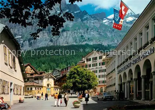 AK / Ansichtskarte Leukerbad Dorfplatz Leukerbad