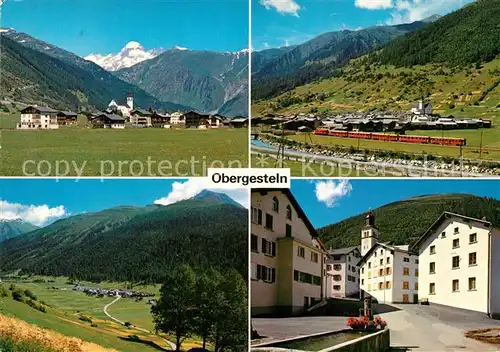 AK / Ansichtskarte Obergesteln Galenstock FO Bahn Blasenhorn  Obergesteln