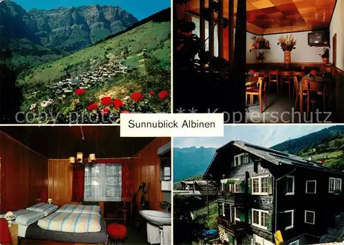 AK / Ansichtskarte Albinen_VS Hotel Sunnublick Albinen_VS