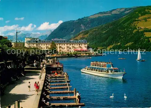 AK / Ansichtskarte Zell_See Seepromenade Grandhotel  Zell_See