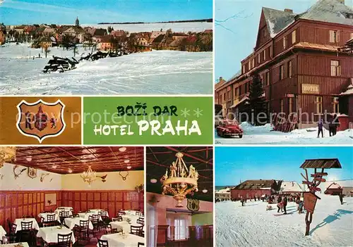 AK / Ansichtskarte Bozi_Dar_Gottesgab Hotel Praha Bozi_Dar_Gottesgab