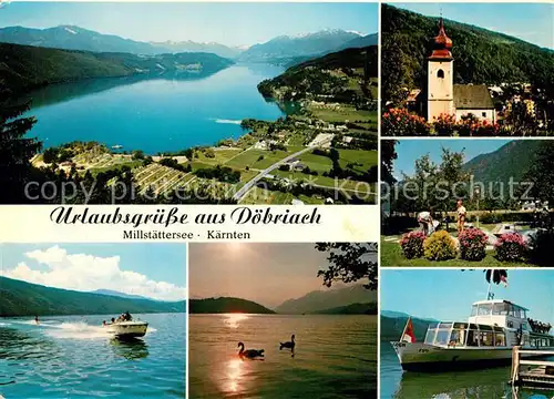 AK / Ansichtskarte Doebriach_Millstaettersee Pension Burgstauerhof Doebriach_Millstaettersee