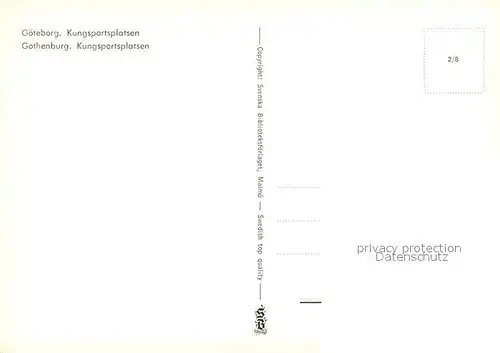 AK / Ansichtskarte Goeteborg Kungsportsplatsen Goeteborg