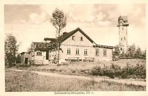 AK / Ansichtskarte Koenigshoehe_Johannesberg Bergwirtschaft  