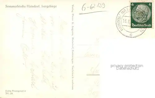 AK / Ansichtskarte Haindorf_Tschechien  Haindorf Tschechien