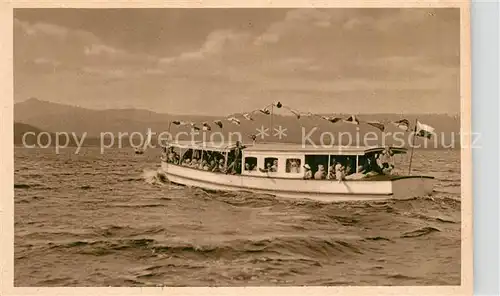 AK / Ansichtskarte Thammuehl_Stare_Splavy Motorschiff  Thammuehl_Stare_Splavy