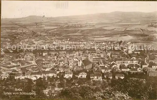 AK / Ansichtskarte Bruex_Most_Sudetengau Blick vom Schlossberg Bruex_Most_Sudetengau