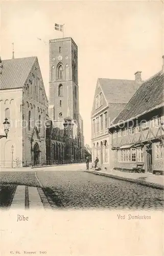 AK / Ansichtskarte Ribe Ved Domkirken Ribe
