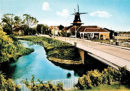 AK / Ansichtskarte Norden_Ostfriesland Muehlenbruecke Norden_Ostfriesland