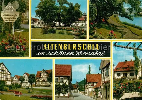 AK / Ansichtskarte Altenburschla Orts und Teilansichten Park Altenburschla