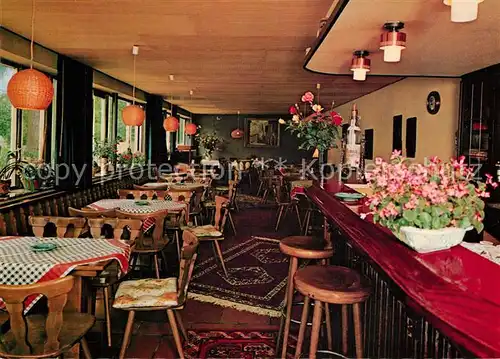 AK / Ansichtskarte Altenbeken Hotel Restaurant Friedenstal Bar Altenbeken